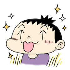 CUTE JAPANESE BABY STICKER sticker #6491148