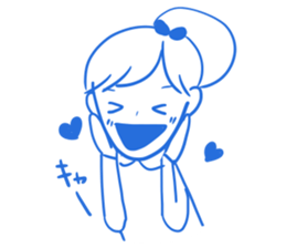 Hello Girl sticker sticker #6491912