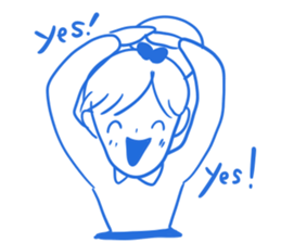 Hello Girl sticker sticker #6491944