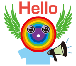Rainbow Angel sticker #6492312