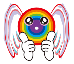Rainbow Angel sticker #6492341