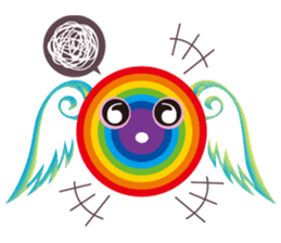 Rainbow Angel sticker #6492345