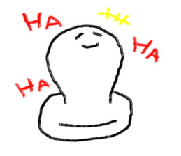 Smiling face. sticker #6492582