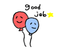 Smiling face. sticker #6492587