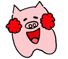 Pigs from the stars sticker #6493036