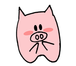 Pigs from the stars sticker #6493049