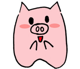 Pigs from the stars sticker #6493061