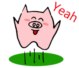 Pigs from the stars sticker #6493063