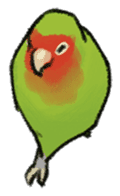 Stickers for Lovebird Lovers sticker #6493395