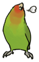 Stickers for Lovebird Lovers sticker #6493399