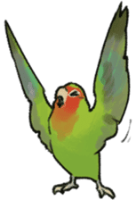 Stickers for Lovebird Lovers sticker #6493415