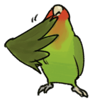 Stickers for Lovebird Lovers sticker #6493425