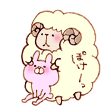 A Sheep. sticker #6494153