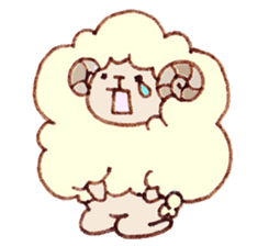 A Sheep. sticker #6494165