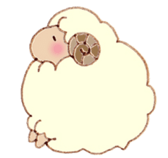 A Sheep. sticker #6494189
