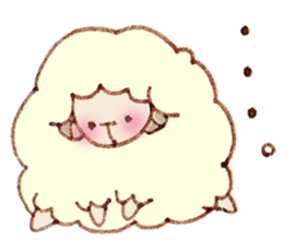 A Sheep. sticker #6494191