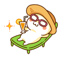 Summer Straw Hat sticker #6494233