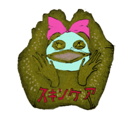 Girl of Frilled Lizard sticker #6494273