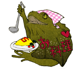 Girl of Frilled Lizard sticker #6494274