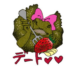 Girl of Frilled Lizard sticker #6494280