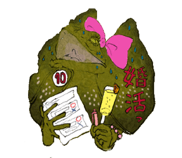 Girl of Frilled Lizard sticker #6494282