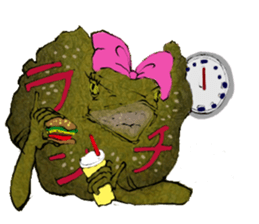 Girl of Frilled Lizard sticker #6494291