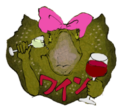 Girl of Frilled Lizard sticker #6494295