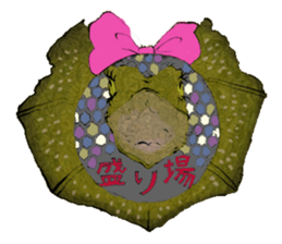 Girl of Frilled Lizard sticker #6494304