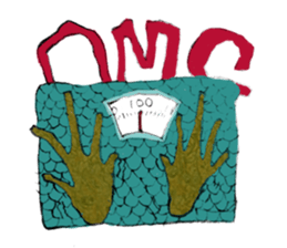 Girl of Frilled Lizard sticker #6494305