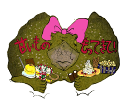 Girl of Frilled Lizard sticker #6494310