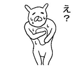 Annoying crazy rabbit. sticker #6494720