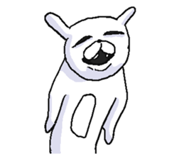 Annoying crazy rabbit. sticker #6494747