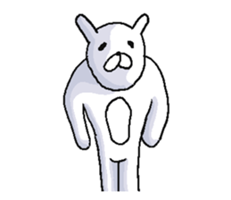 Annoying crazy rabbit. sticker #6494750