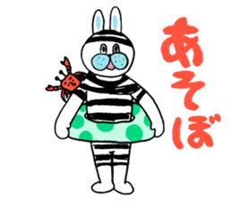 OKAME Sticker 3 -rabbit SASAKI- sticker #6494923