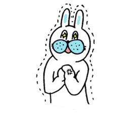 OKAME Sticker 3 -rabbit SASAKI- sticker #6494924