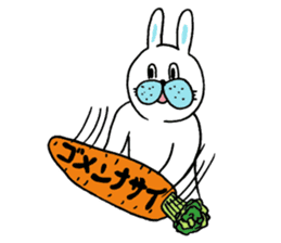 OKAME Sticker 3 -rabbit SASAKI- sticker #6494926
