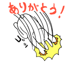 OKAME Sticker 3 -rabbit SASAKI- sticker #6494928