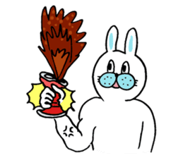 OKAME Sticker 3 -rabbit SASAKI- sticker #6494933