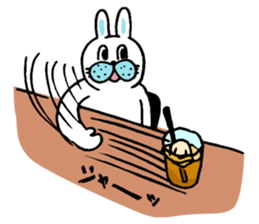 OKAME Sticker 3 -rabbit SASAKI- sticker #6494940