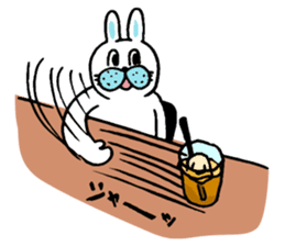 OKAME Sticker 3 -rabbit SASAKI- sticker #6494940