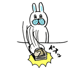 OKAME Sticker 3 -rabbit SASAKI- sticker #6494942