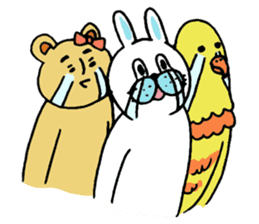 OKAME Sticker 3 -rabbit SASAKI- sticker #6494949