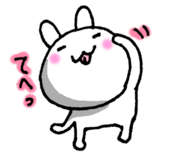 Expressing emotion of rabbits. sticker #6495352