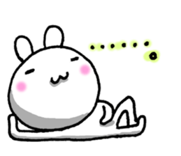 Expressing emotion of rabbits. sticker #6495353