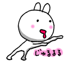 Expressing emotion of rabbits. sticker #6495355