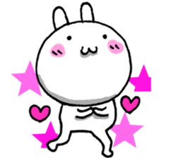 Expressing emotion of rabbits. sticker #6495358