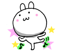 Expressing emotion of rabbits. sticker #6495359