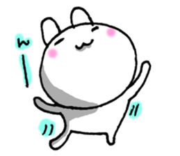 Expressing emotion of rabbits. sticker #6495363