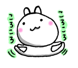 Expressing emotion of rabbits. sticker #6495364