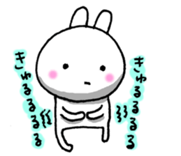 Expressing emotion of rabbits. sticker #6495366